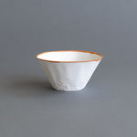 Ceramic Noodle/Soup Bowl - Paper Orange Rim
