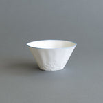 Ceramic Noodle/Soup Bowl - Paper Turquoise Rim