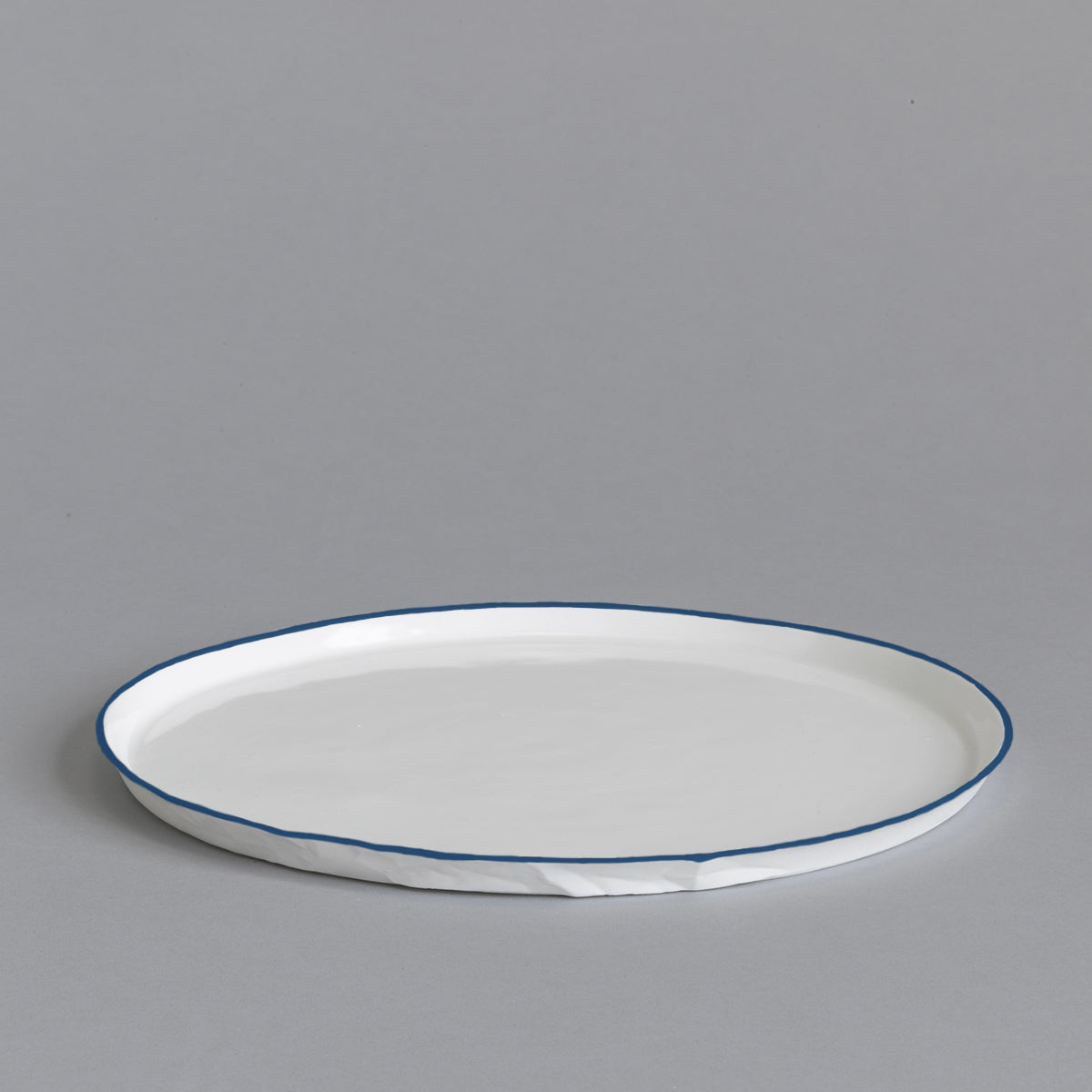 Ceramic Classic White Dinner Plate Set of 4 - Paper