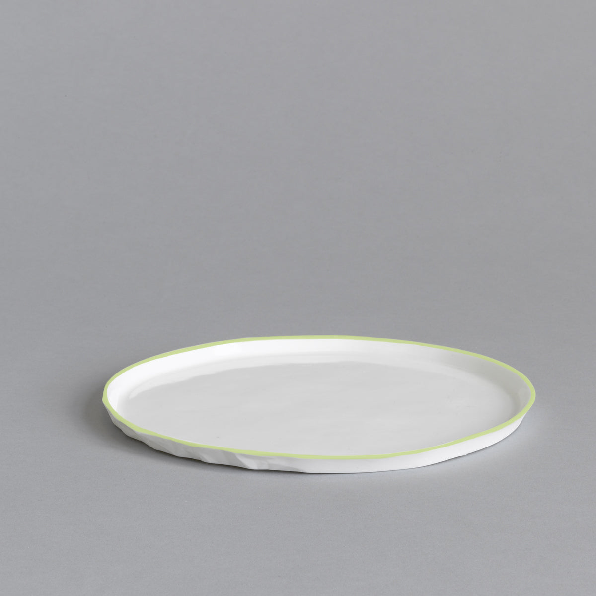 Ceramic Classic White Entree Plate Set of 4 - Paper